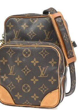 LOUIS VUITTON Amazon Crossbody Shoulder Bag Monogram Leather BN M45236 85YH933